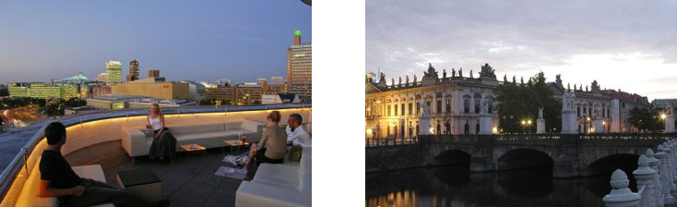 V. l. n. r.: 40 Seconds © Claudio & Marco Fragasso (Berlin Tourismus Marketing GmbH) und Schlossbrücke-Deutsches Historisches Museum-Zeughaus  © Claudio & Marco Fragasso (Berlin Tourismus Marketing GmbH)